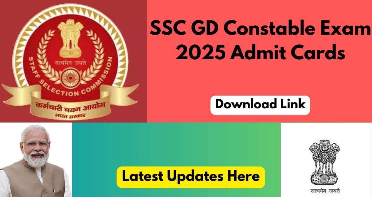 SSC GD Admit Card Out For Constable Exam 2025