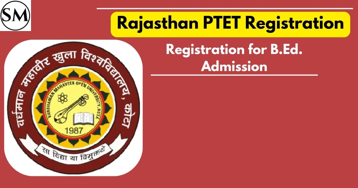 Rajasthan PTET 2025 Registration