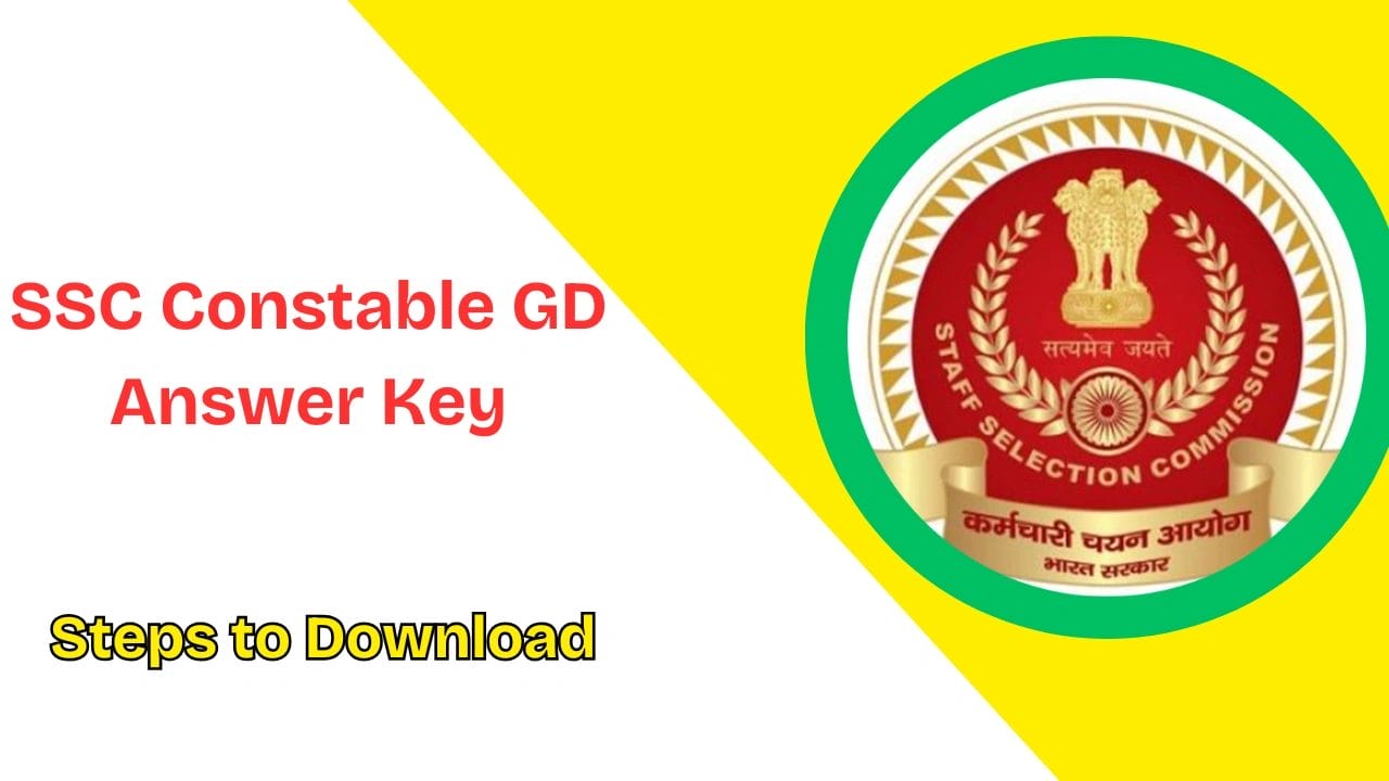 SSC Constable GD Answer Key